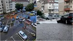 Dezastru în Târgoviște după o furtună violentă de câteva zeci de minute. Copaci doborâți, acoperișuri smulse și bulevarde blocate