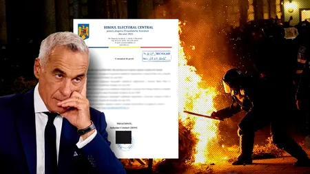 Noapte cu ploaie de foc și dale de piatră din carosabil. DECIZIA respingerii lui Georgescu, comentată de români: