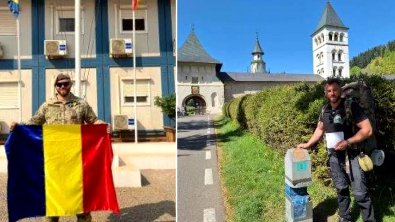 Cum a parcurs Florin, fost militar în Forțele de Operațiuni Speciale,1.400 de km pe jos timp de 40 de zile pe Via Transilvanica