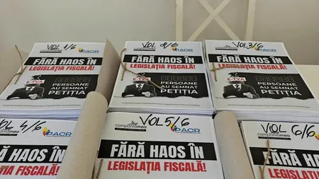 PROTEST în Piața Victoriei și la Ministerul Finanțelor. Contabilii și antreprenorii ies în stradă pentru eliminarea e-TVA