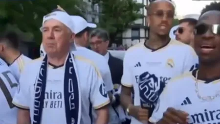 Jucătorii de la Real Madrid și antrenorul lor au sărbătorit câștigarea UEFA Champions League pe muzică românească. Pe ce melodie au dansat