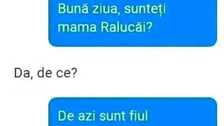 Bancul de marți | Ce i-a scris un tânăr din Capitală mamei Ralucăi, fata care l-a refuzat
