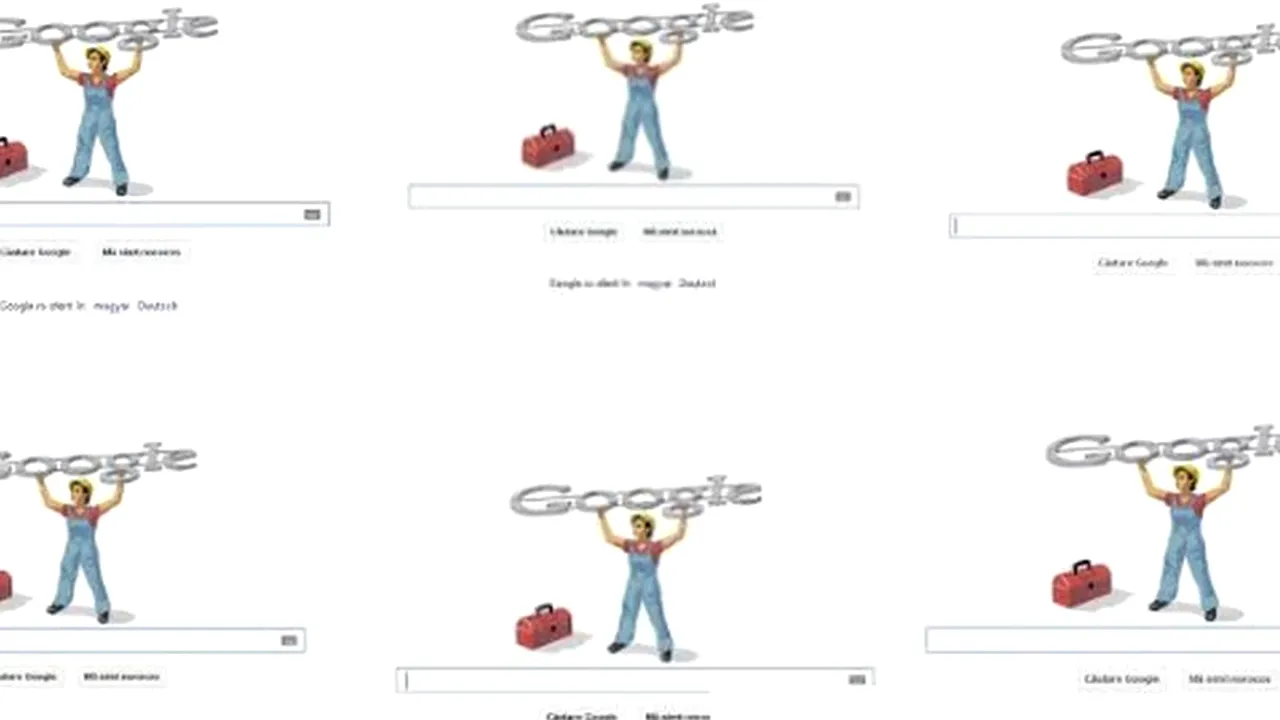 ZIUA MUNCII 1 MAI 2012. Cum sărbătoresc GOOGLE și zeci de țări Ziua Internațională a Muncii