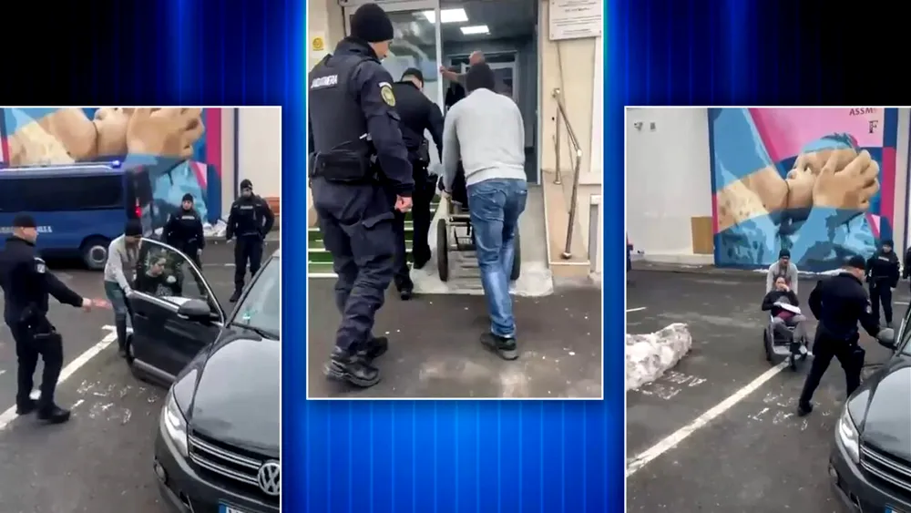 Jandarmii au „moşit” un bebeluş, la Aviatorilor. Duba i-a însoţit pe părinţi până la Spitalul Filantropia