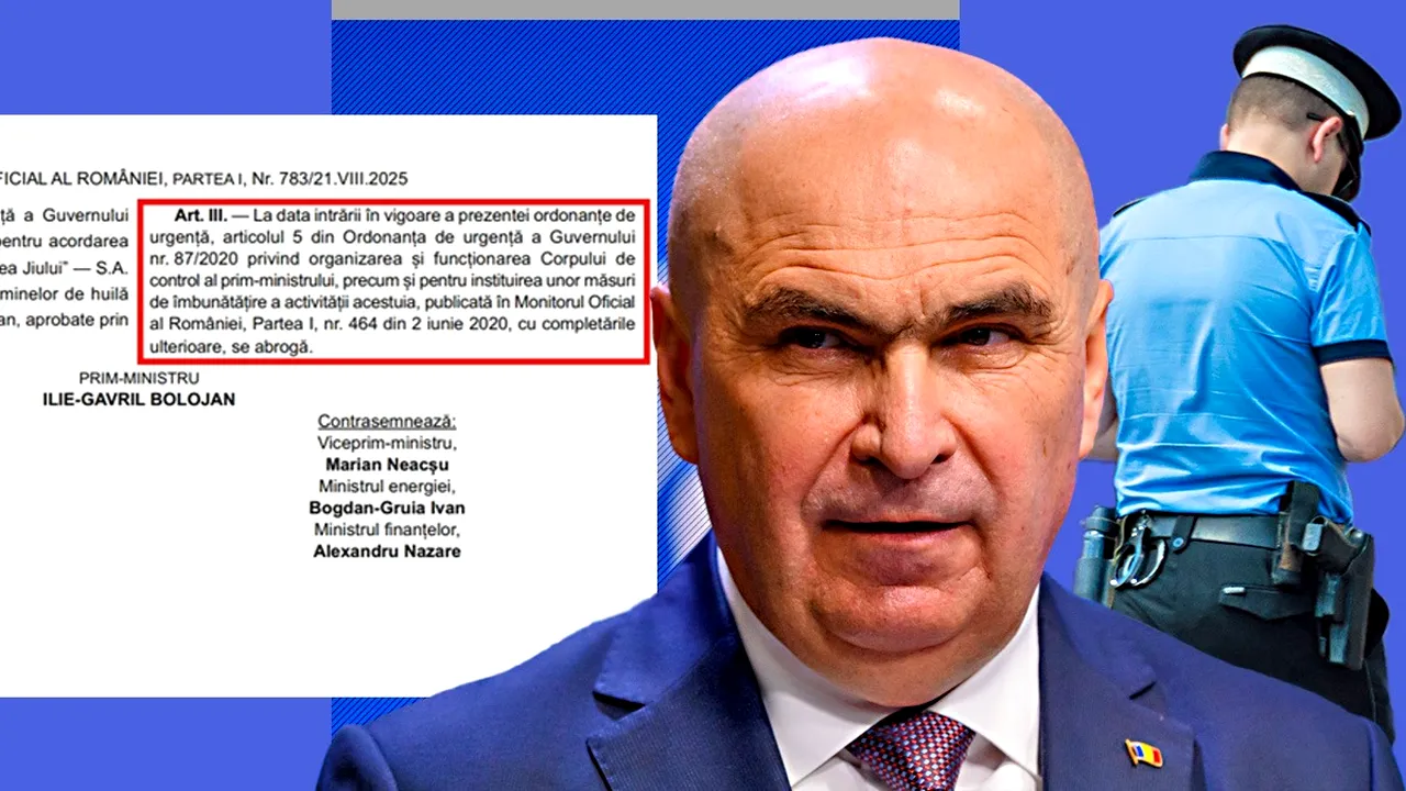 Bolojan a eliminat PE ASCUNS criteriile pentru numirea șefului Corpului de Control, într-o ordonanță a minerilor. Fost judecător CCR: „E o golăneală”. Cine este cel numit deja „MINERUL lui Bolojan”