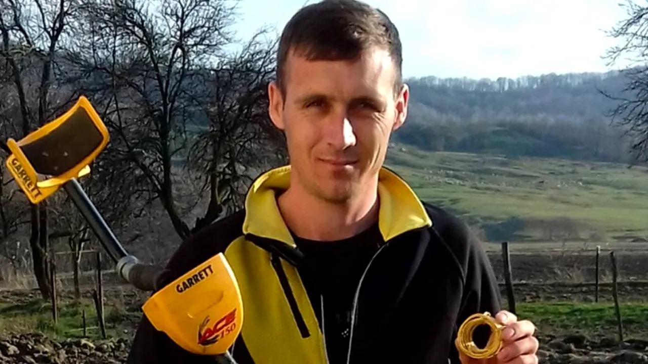 RECOMPENSA primită de un bărbat după ce a găsit brățări de aur tracice, cu un detector de metale: 