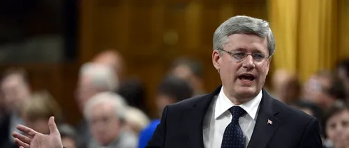 Premierul Canadei, Stephen Harper, evacuat și dus într-o locație sigură după atacurile armate de la sediul Parlamentului