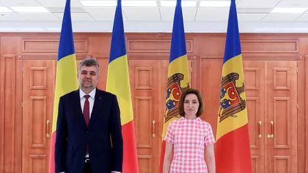 Marcel Ciolacu, primit de Maia Sandu la Chișinău. 