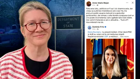 În ziua adoptării moțiunii simple împotriva ministrului USR, Diana Buzoianu, specialistul politic al ambasadei SUA la București iese în decor și postează un mesaj de susținere, împotriva uzanțelor diplomatice: „Fata asta are zvâc! Are o atitudine…”fuck off”! Așa milenali mai da!” Funcționarul ambasadei SUA, mesaj de sprijin și pentru judecătoarea Moroșanu