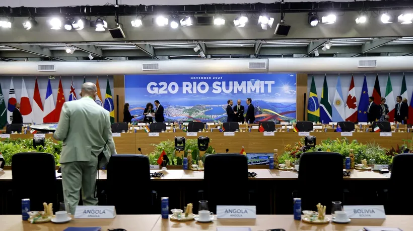 SUMMITUL G20 de la Rio de Janeiro e in desfășurare, cu obiective ambițioase