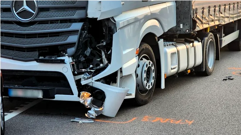 Accident TRAGIC pe o autostradă din Ungaria: Un șofer român de TIR a lovit mortal un camionagiu turc