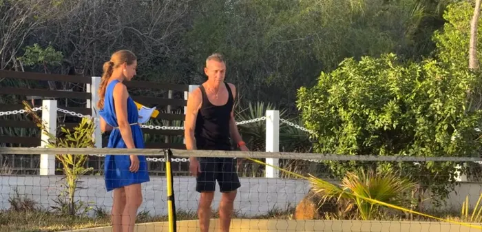 Radu Mazăre și soția sa la resortul de lux din Madagascar