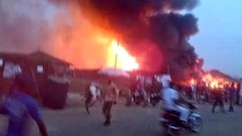 Tragedie în Nigeria: peste 100 de morți după o explozie la o stație de alimentare cu gaz