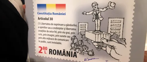Drepturile românilor, tema centrală a unei noi colecții de timbre - FOTO
