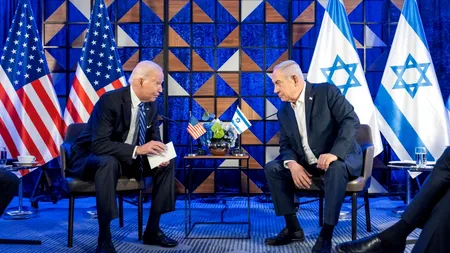 Joe Biden i-a cerut lui Bibi Netanyahu 3 zile de pauză a ostilităților în Gaza pentru a facilita eliberarea ostaticilor din mâinile teroriștilor Hamas