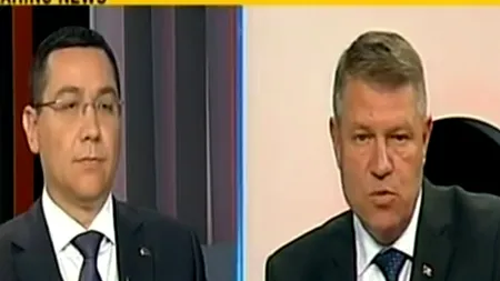 Detaliul neștiut despre ÎNFRUNTAREA dintre Ponta și Iohannis. Anunțul a fost făcut abia acum