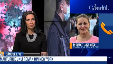 Româncă în America, la GÂNDUL LIVE: „Situația ne înspăimântă pur și simplu”