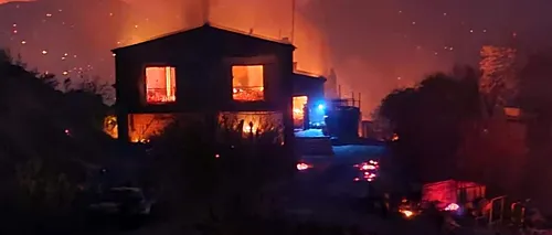 Incendii devastatoare în Grecia: Patru sate au fost evacuate