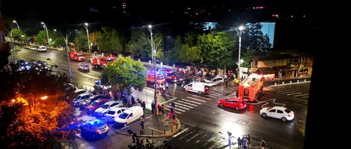 Accident grav cu victime multiple, în Capitală (VIDEO)