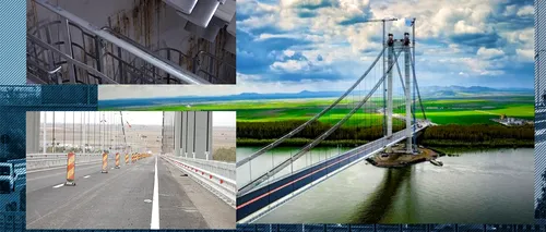 EXCLUSIV VIDEO | Probleme fără sfârșit la podul de jumătate de miliard de euro de la Brăila