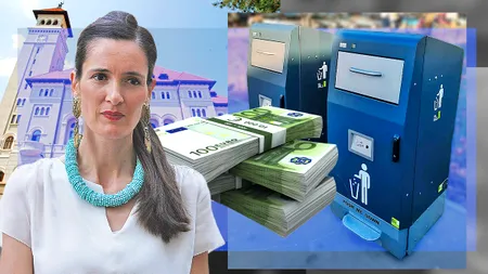 EXCLUSIV | Clotilde Armand, peste 150.000 € cheltuiți pentru 2 puncte subterane de colectare a deșeurilor și ”pubele inteligente”. Firma-fantomă câștigătoare, niciun angajat: ”Cum i-a convins că are capacitatea tehnică pentru realizarea acestui proiect complex?”