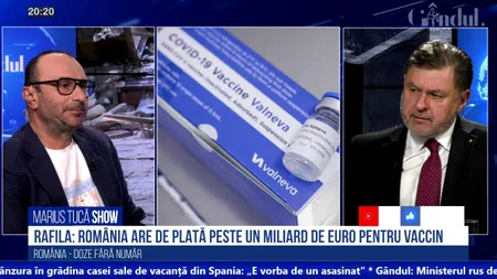 VIDEO România, țara dozelor fără număr. Alexandru Rafila, ministrul Sănătății: „România are de plată 1,3 miliarde de euro pentru dozele achiziționate. Nu putem să mai primim vaccinul, nu avem unde să-l mai depozităm