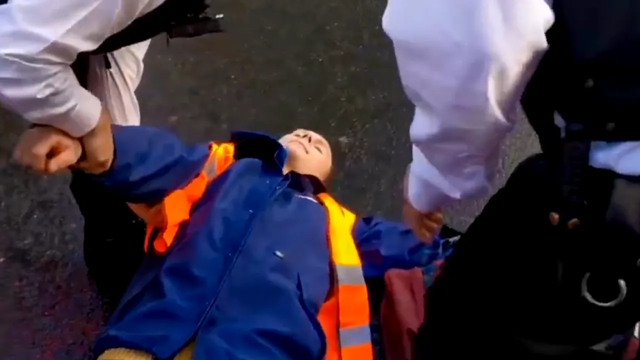 VIDEO | Protest în apropiere de Downing Street. Activiştii de mediu au încercat să pătrundă cu forța în reşedinţa premierului britanic