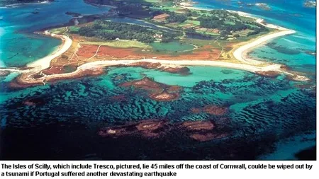 Un tsunami creat de un cutremur în Portugalia ar putea șterge Marea Britanie de pe hartă