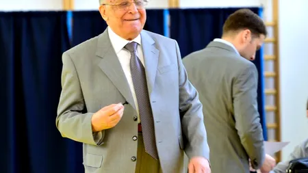 ALEGERI PREZIDENȚIALE 2014. Ion Iliescu a votat cu un 