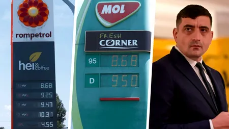 George Simion acuză guvernarea „pro-europeană” și postează poze cu prețul carburanților