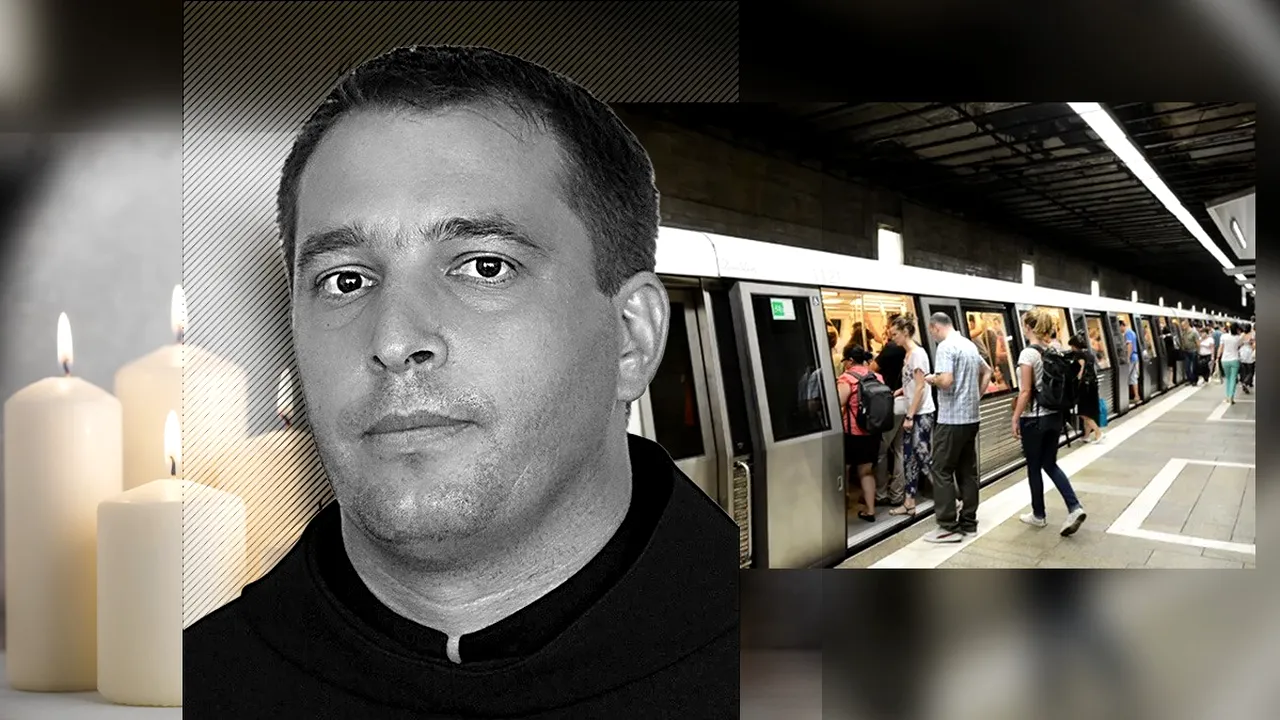 Cine este PREOTUL de 39 de ani care a căzut în fața metroului. „În ciuda problemelor de sănătate, a fost caracterizat de bunătate şi dăruire”