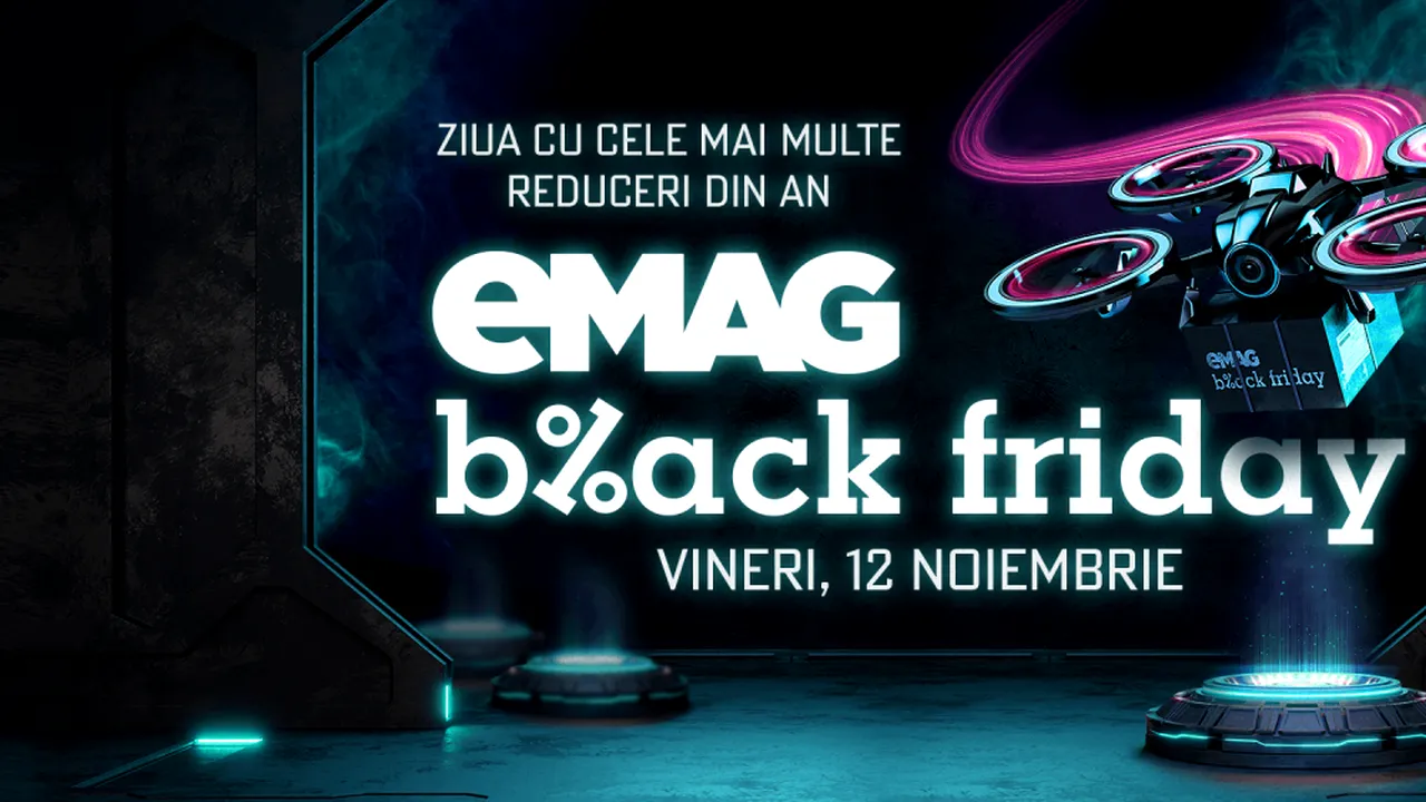 Un nou record de vânzări de Black Friday s-a înregistrat la eMAG. Care sunt noile tendințe din comerțul online