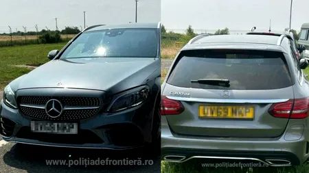 Polițiștii din Timiș au CONFISCAT un Mercedes condus de un italian la frontiera Foeni. Vehiculul era căutat în Marea Britanie