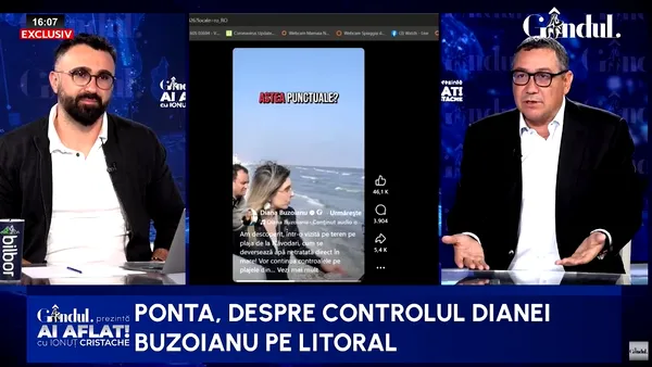 Victor Ponta o ironizează pe Diana Buzoianu: N-a ieșit, domnule, un hering de acolo din mare să o pupe pe parpalac pe Buzoianu