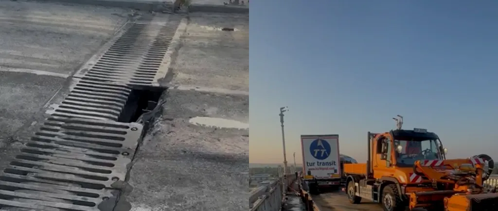 VIDEO | CNAIR, după accidentul unui TIR turcesc care a blocat Podul Prieteniei: ”S-a produs din cauza bulgarilor, nu întrețin partea lor de pod!”