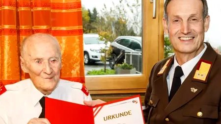 Cel mai VÂRSTNIC pompier va intra în Cartea Recordurilor, la vârsta de 103 ani, după o carieră de aproape 9 decenii