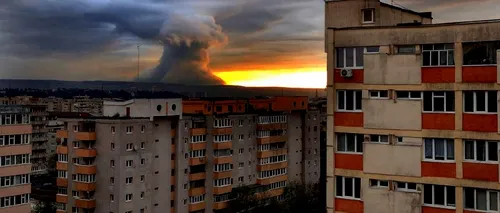 Imagini fabuloase! Un „nor OZN”, vizibil pe cerul orașului Cluj-Napoca / Explicația specialiștilor în meteorologie