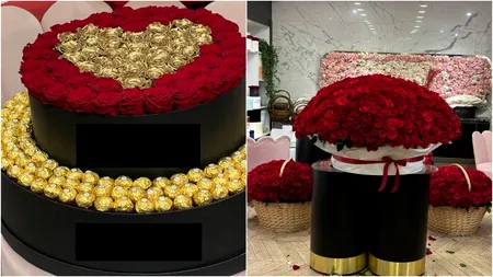COMANDĂ impresionantă la o florărie din Cluj-Napoca, de Valentine's Day. Cât a plătit un bărbat pentru a umple camera iubitei cu trandafiri