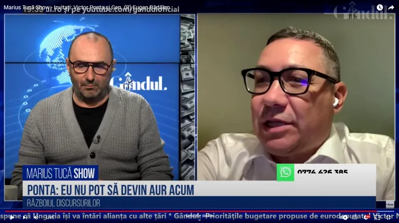 POLL Marius Tucă Show: „Activele rusești înghețate ar trebui să fie redirecționate pentru sprijinul financiar al Ucrainei?”