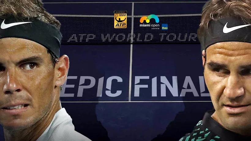 Roger Federer a câștigat finala de la Miami, împotriva lui Rafael Nadal
