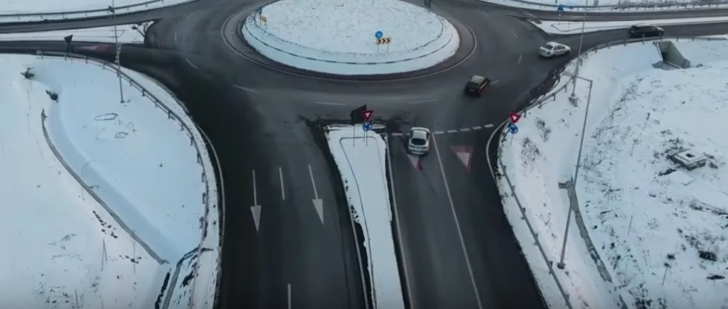 Imagini spectaculoase cu cea mai nouă șosea a României. VIDEO