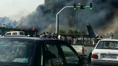 Un avion cu 48 de pasageri la bord s-a prăbușit în Iran UPDATE