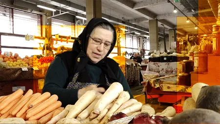 EXCLUSIV| Piața Obor, plină de legume și fructe, dar fără clienți. 