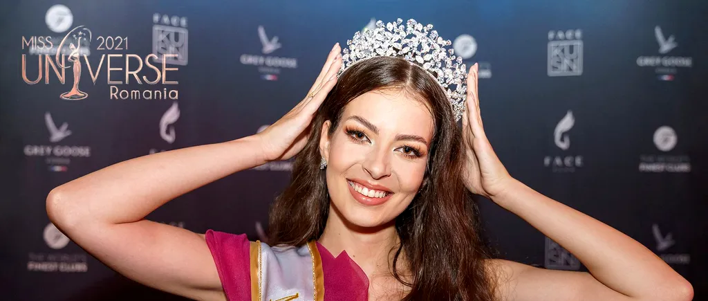 Miss Universe România 2021 este o studentă de 21 de ani din Cluj-Napoca, fostă prezentatoare TV (FOTO)