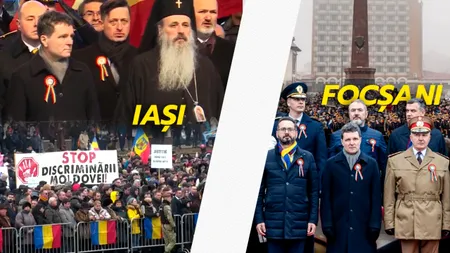 Nicușor Dan, huiduit și la Iași, la fel ca la Focșani. Zgomot infernal de vuvuzele în timpul ceremoniei. Replica președintelui: “Aveți simpatia mea”