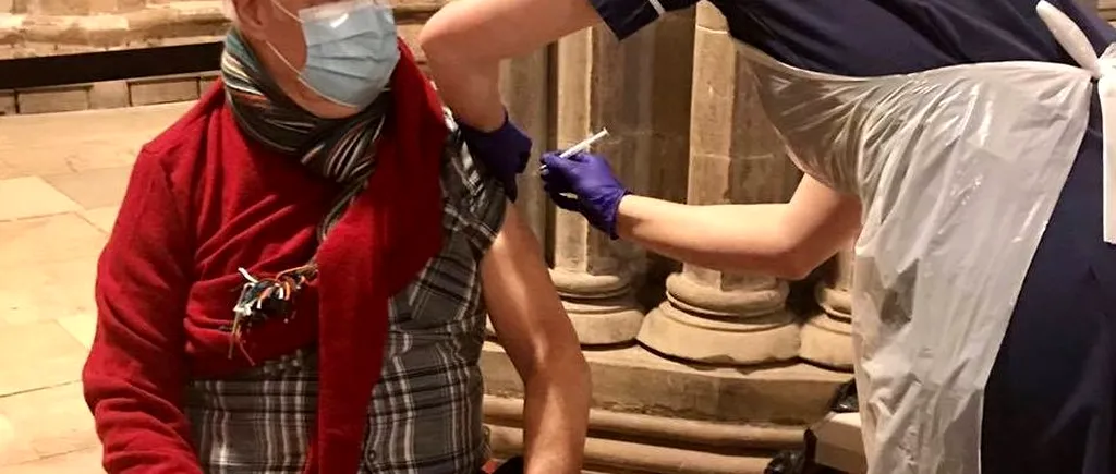 Cum s-a transformat o catedrală în centru de vaccinare anti-COVID (FOTO/VIDEO)