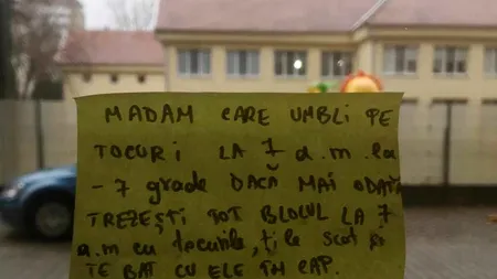 Vecin, EXASPERAT  de „o madam care umblă pe tocuri la 7 dimineața”: „Ți le scot și te bat cu ele în cap” / Reacția celorlalți locatari