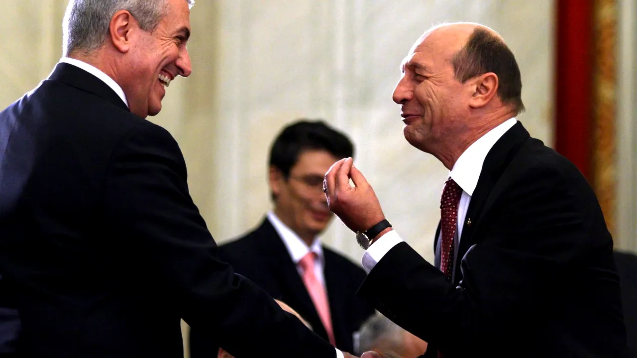 Băsescu, mesaj pentru Tăriceanu: Va fi cel mai bătrân președinte de partid