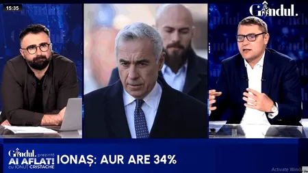 Vladimir Ionaș, declarație bombă. „Călin Georgescu este ținut în viață de AUR”