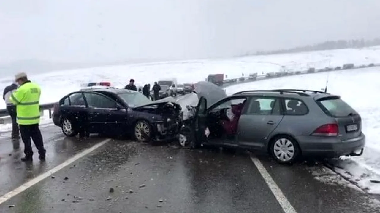Alt ACCIDENT transmis LIVE pe Facebook. Șase persoane rănite după ce șoferul a intrat pe CONTRASENS